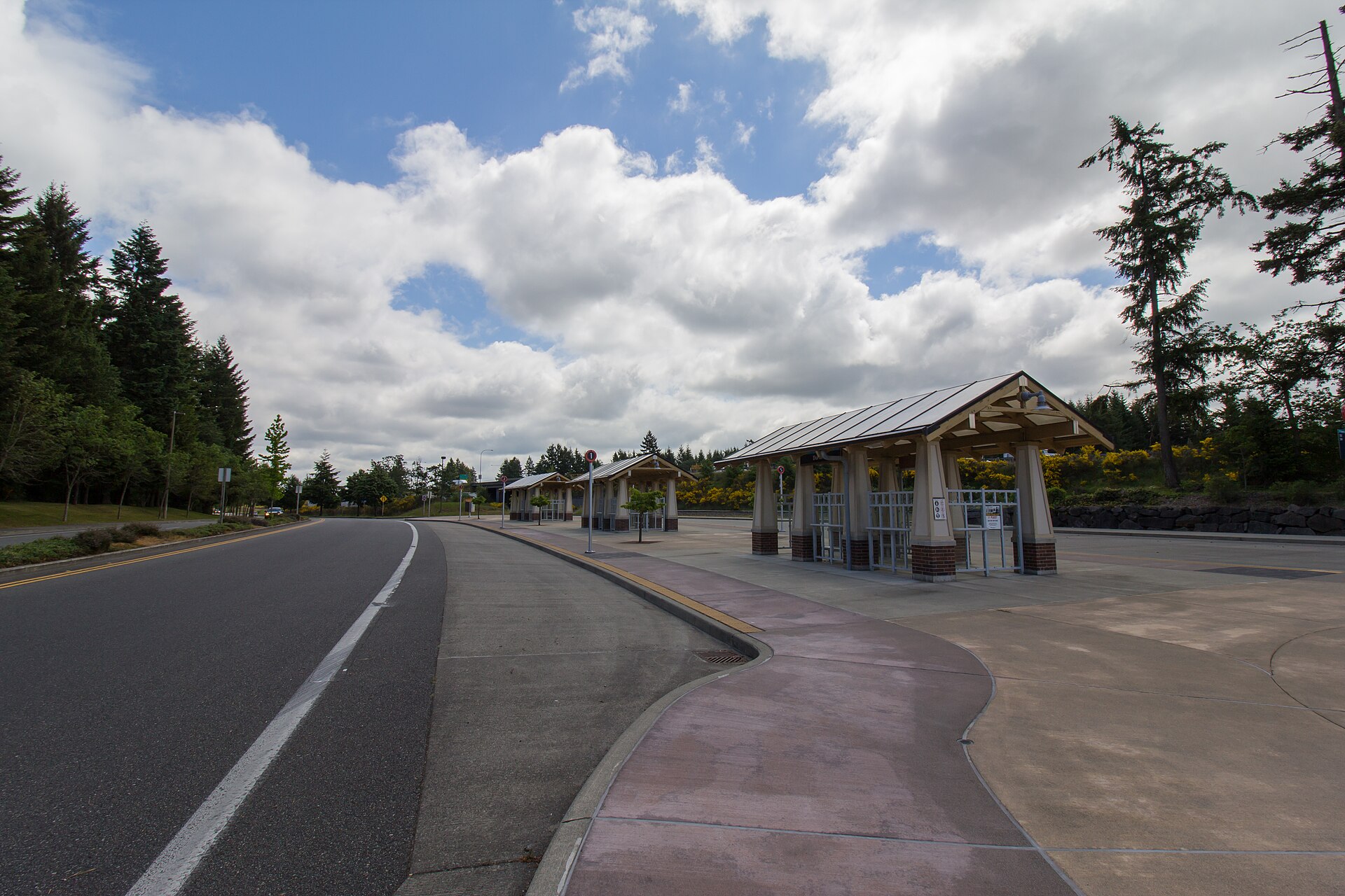 Historic station building in DuPont, Washington