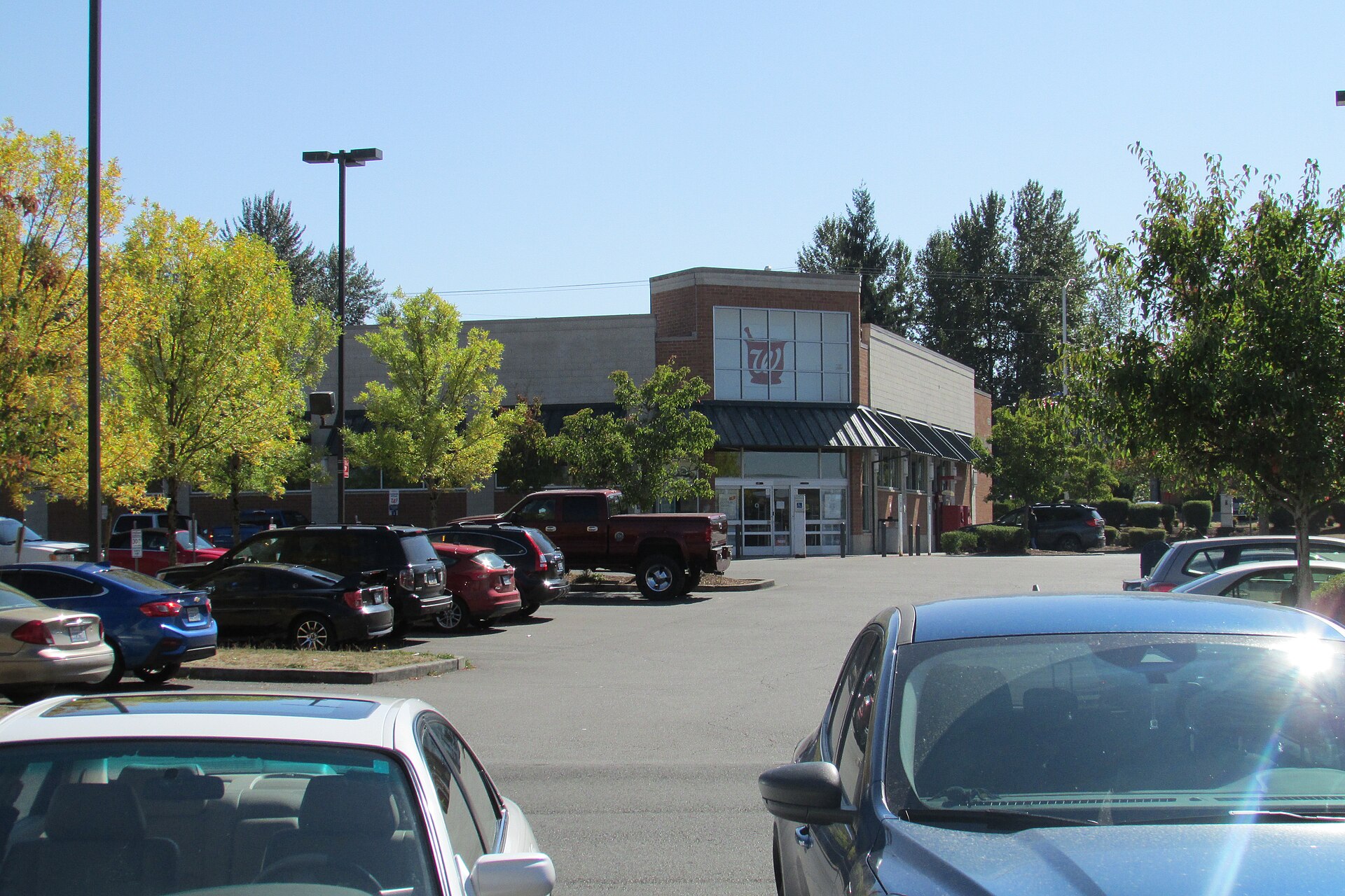 Town square shopping area in Graham, Washington